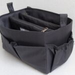 DD Purse organizer with 2 divider and elastic pocket - Orange, LV NEVERFULL MM