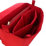 DD Purse organizer with two divider and magnetic flap - Rose Ballerine, LV NEVERFULL GM